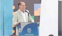  ?? ?? El gobernador Martín Orozco afirma que las cifras alcanzadas en la Feria de San Marcos son resultado del trabajo y la coordinaci­ón.