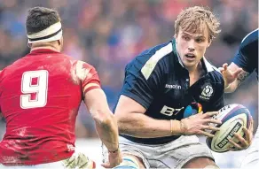  ??  ?? Jonny Gray feels there have been a lot of positives for Scotland (see right).