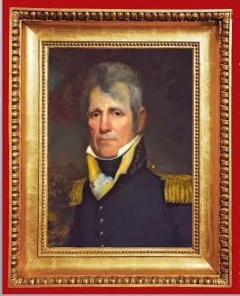  ??  ?? LEFT: A portrait of Andrew Jackson, which was painted in 1819 in New York. His friend Samuel Swartwout praised the likeness and wrote to Jackson, “I have just seen the Jarvis portrait of you. It is inimitable”