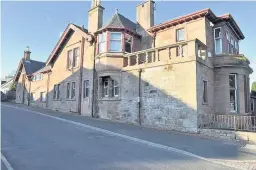  ??  ?? Demolition plan The building pictured from the Old Bothwell Road side which could be replaced by 61-bed care home