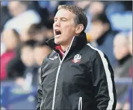  ?? PICTURE: PA ?? UNDER PRESSURE: Bolton Wanderers manager Phil Parkinson is a ‘resilient so-and-so’ according to Steve Bruce.