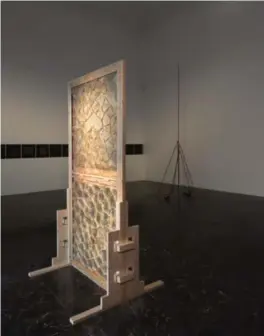  ?? Foto: ?? ⮉ Yun Haos gjennomski­nnelige fiskeskinn fordreier rommet. Kunstdok