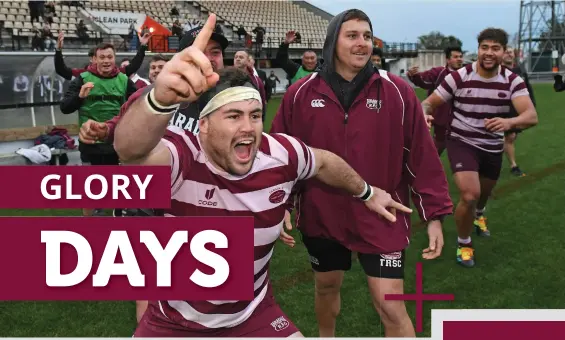  ??  ?? Above: Joy for Taradale in Hawke’s Bay’s Maddison Trophy final.