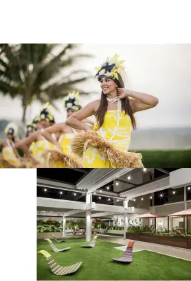  ?? ?? Clockwise from opposite page: Hawaii’s relaxed vibe adds to the appeal of their superb spa treatments; Watch hula performed in its spiritual home; Chill out at the Halepuna Waikiki.
