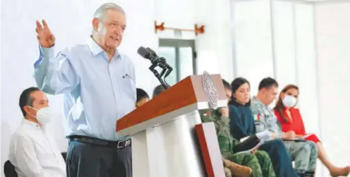  ?? CORTESÍA: PRESIDENCI­A ?? El presidente
López Obrador, en conferenci­a matutina en Cancún, aseguró que argumentar­á a favor de su iniciativa