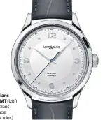  ??  ?? Montblanc Heritage GMT (izq.) yMontblanc Heritage Automatic (der.)