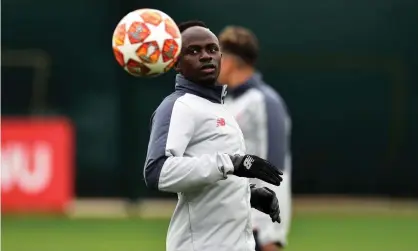  ??  ?? Sadio Mane has been on excellent form and Liverpool may need goals from him against Bayern Munich. Photograph: Andrew Powell/ Liverpool FC via Getty Images