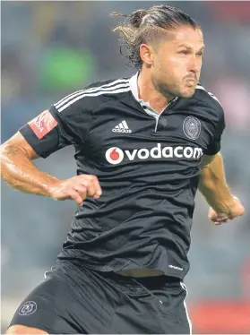  ?? Picture: Gallo Images ?? ON A MISSION. After seven long years, Orlando Pirates defender Marc van Heerden will finally get another chance to get his hands on the Nedbank Cup on Saturday.