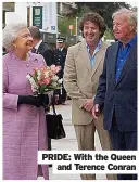  ?? ?? PRIDE: With the Queen and Terence Conran