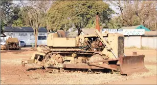  ??  ?? An old model dozer machine owned by EMMB Africa