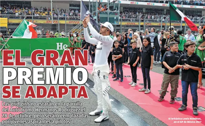  ??  ?? El británico Lewis Hamilton, en el GP de México 2017