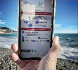  ?? (Photo Frantz Bouton) ?? La notificati­on du système FR-Alert sur les téléphones portables a globalemen­t bien fonctionné sur les communes du littoral.