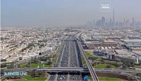  ?? ?? Le secteur de l'immobilier en plein essor à Dubaï. Euronews, Dubaï