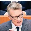  ?? FOTO: HENNING KAISER/DPA ?? Sven Wolf bei einer Debatte im Landtag.