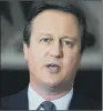  ??  ?? DAVID CAMERON: The Prime Minister should be ashamed, say critics.