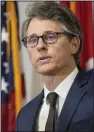  ?? (AP/George Walker IV) ?? Henry C. Leventis, U.S. attorney for the Middle District of Tennessee, speaks Thursday during a news conference in Nashville, Tenn.