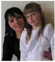  ??  ?? Jolanta Lubiene and her daughter Enrika Lubyte.