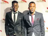  ?? / Instagram ?? Innocent Maela, left, and his Witbank homeboy Tsepo Masilela.