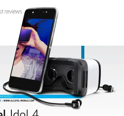  ?? $399 INCLUDING VR HEADSET | WWW.ALCATEL-MOBILE.COM ?? SMARTPHONE AND VR HEADSET