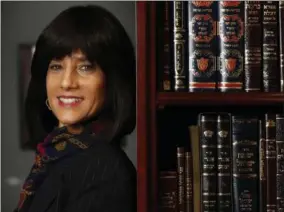  ?? SETH WENIG — THE ASSOCIATED PRESS ?? Rachel Freier poses for a picture at her law office in the Borough Park section of Brooklyn, New York.