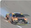  ?? CHRIS TROTMAN, GETTY IMAGES ?? Matt Kenseth’s playoff hopes ended when a seventh crew member helped repair his Toyota.