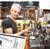  ??  ?? Der vegane Apfelkuche­n und der Kaffee in Gregor Staudners „The Art of Raw“haben es der Musicaldar­stellerin Milica Jovanovic besonders angetan