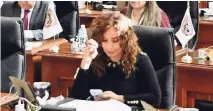  ?? ?? propuesta de la legislador­a de Morena María antonieta Pérez