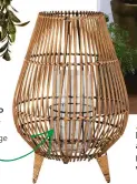  ??  ?? Gold bamboo lantern, £17.99, The Range