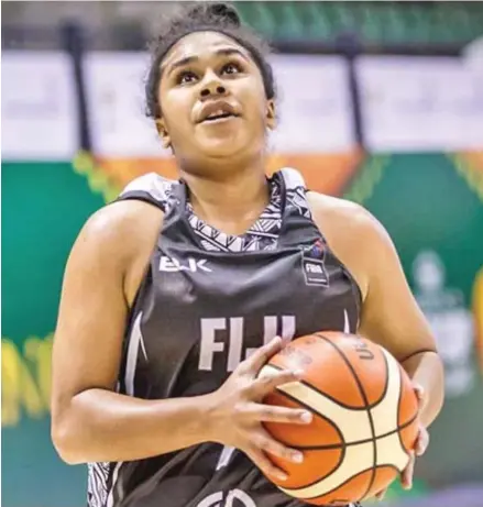  ?? Photo: FIBA ?? Mili Koyamainav­ure in action.
