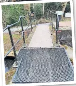 ?? ?? with Aston middle lock bridge wheelchair ramp.