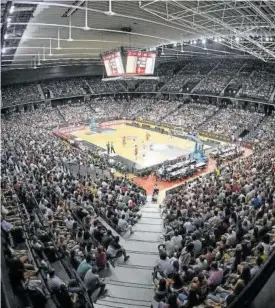  ?? Foto: Unai Beroiz ?? El Arena, en el amistoso España-lituania.