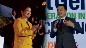  ??  ?? Franchise Asia Philippine­s 2019 Overall Chairs: Ms. Sherill Quintana, CFE (Oryspa), and Mr. Sam Chris Lim, CFE (Francorp/ U-Franchise).