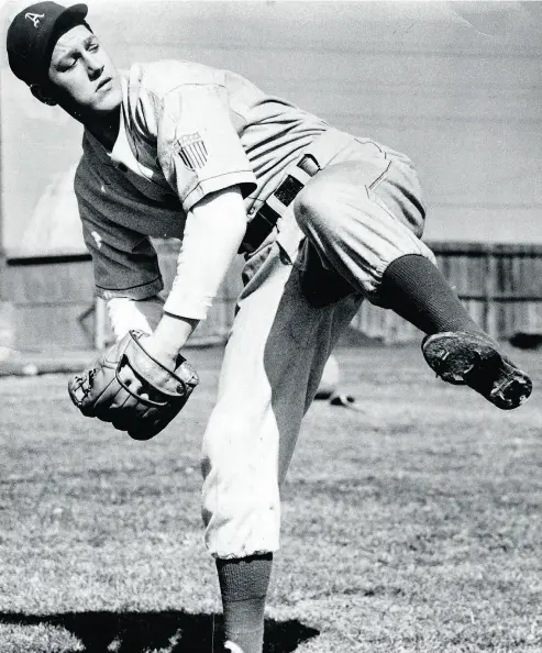  ?? NATIONAL BASEBALL HALL OF FAME AND MUSEUM ?? Carl Scheib dropped out of school to join the Philadelph­ia Athletics and made his major league debut Sept. 6, 1943.