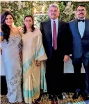  ??  ?? LANKA’S NEW FIRST FAMILY: President Gotabaya with wife, son and daughter-in-law