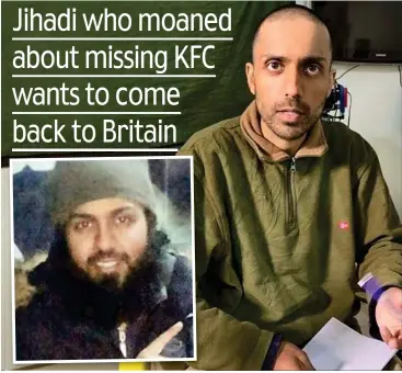  ??  ?? Weight loss: Parvez, pictured in prison, has shed four stone since first joining IS, inset