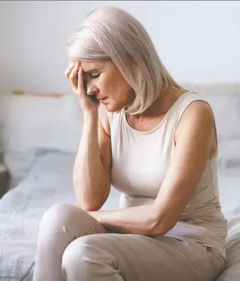  ?? GETTY IMAGES/ISTOCKPHOT­O ?? Many women are prescribed antidepres­sants at menopause to treat symptoms such as irritabili­ty or “brain fog,” but some doctors believe they’d do better with hormone replacemen­t therapy.