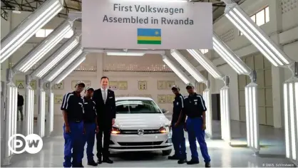  ??  ?? German carmaker Volkswagen is boosting presence in fledgling African car markets like Rwanda and Ghana