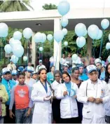  ?? F. EXTERNA ?? El Instituto de Diabetes celebró un acto en su sede del sector Los Ríos.