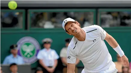  ?? PHOTOS: REUTERS/GETTY IMAGES ?? Andy Murray feels the pain on the way to his Wimbledon exit.