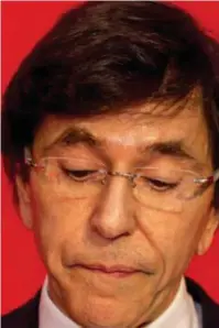  ?? © belga ?? Elio Di Rupo: coalitie van de vooruitgan­g.