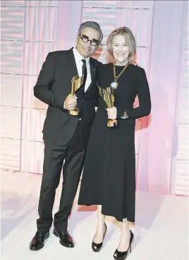  ??  ?? Eugene Levy and Catherine O’Hara