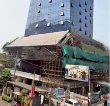  ?? ?? The Internatio­nal Cooperativ­e Museum building is nearing its completion in Kozhikode.