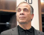  ?? NANCY LANE / BOSTON HERALD FILE ?? Revolution coach Bruce Arena, seen in the locker room of the team’s new training facility in Foxboro in December, said he thinks ‘it’s fantastic that we are starting the league again’ despite a spike in COVID-19 infections in Florida, where the MLS tournament is taking place.