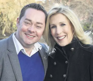  ??  ?? HEART: Neven Maguire and his wife Amelda, who is recovering well. Photo: Tony Gavin