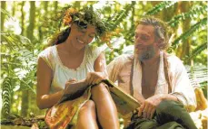  ?? FOTO: STUDIOCANA­L ?? Der Film über Paul Gauguin (Vincent Cassel) blendet kritische Aspekte aus, wie etwa sein Verhältnis zu Tehura (Tuhei Adams).