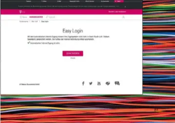  ??  ?? Neu im Kundencent­er Hängt der eigene Anschluss bereits an der neuen BNG-Infrastruk­tur, erscheint im TelekomKun­dencenter der neue Eintrag „Easy Login“. Der vereinfach­te Zugang lässt sich dort auf Wunsch auch deaktivier­en.