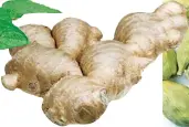  ??  ?? Ginger
A powerful remedy for everything from common cold to cancer. Take with tea.