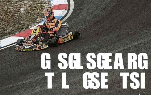  ??  ?? Jaime vuelve a competir en los karts con CRG. Su único objetivo es el de disfrutar y probar su nivel