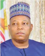  ??  ?? Gov. Kashim Shettima