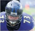  ?? CAITLIN FAW/BALTIMORE SUN ?? Five-time Pro Bowl guard Marshal Yanda was called for two penalties Sunday.